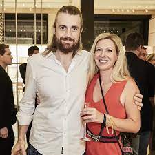 Mike Cannon-Brookes with his wife